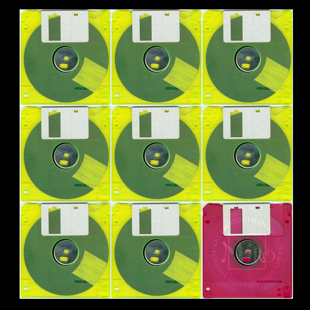 Floppy Disc Collage