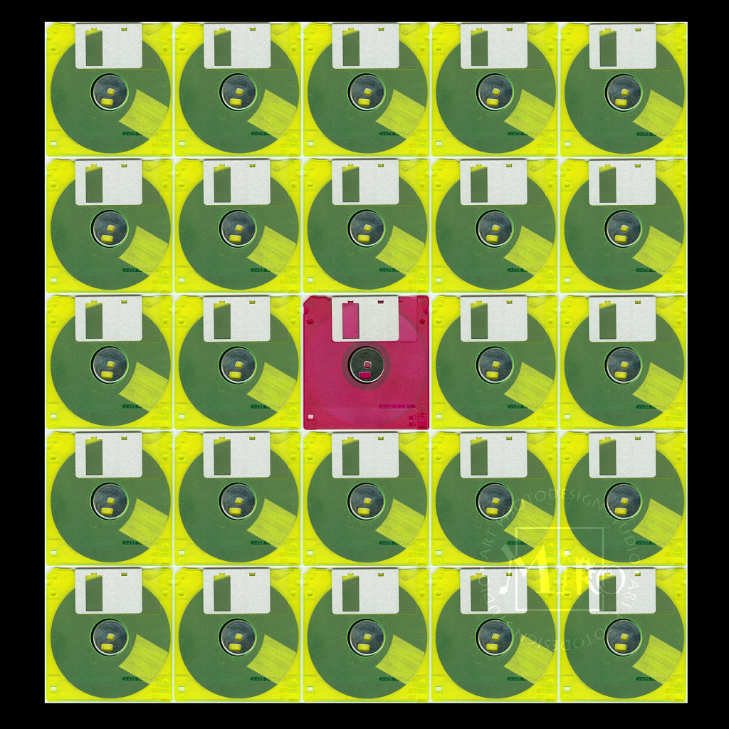 Floppy Disc Collage