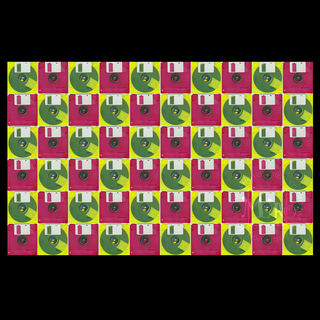 Floppy Disc Collage