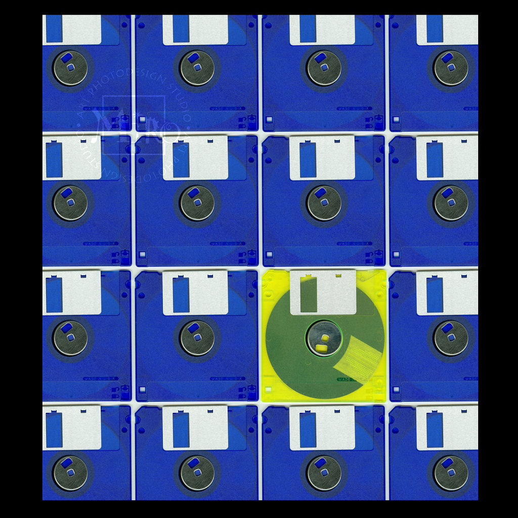 Floppy Disc Collage